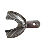 Fém, peremes, perforált kanál, alsó, M (21)