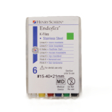 HS-Endoflex K-Files 21 mm,  015 - 040, 6db