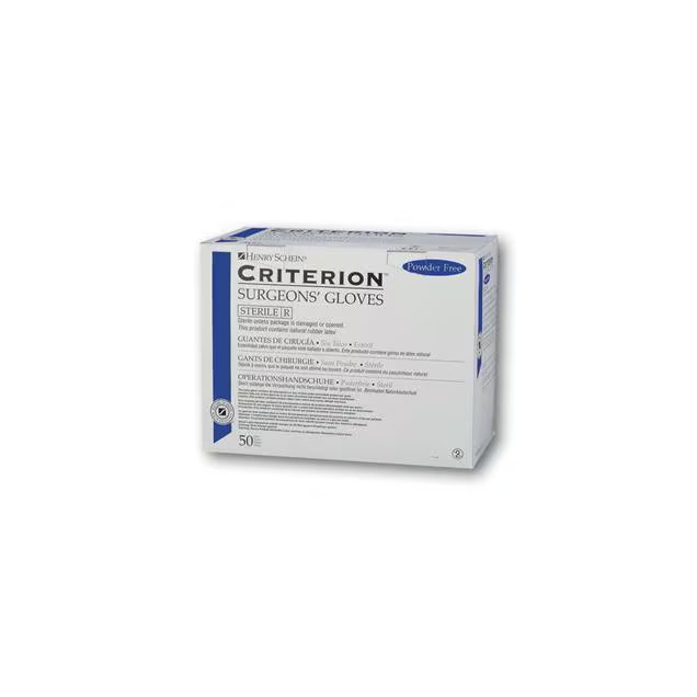 Steril latex púdermentes sebészeti kesztyű, 7.5-es, 50pár