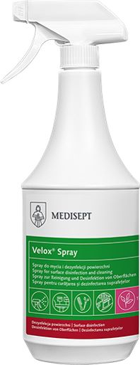 Velox Spray-Tea Tonic 1L fogászati felületfertőtlenítő folyadék szórófejjel