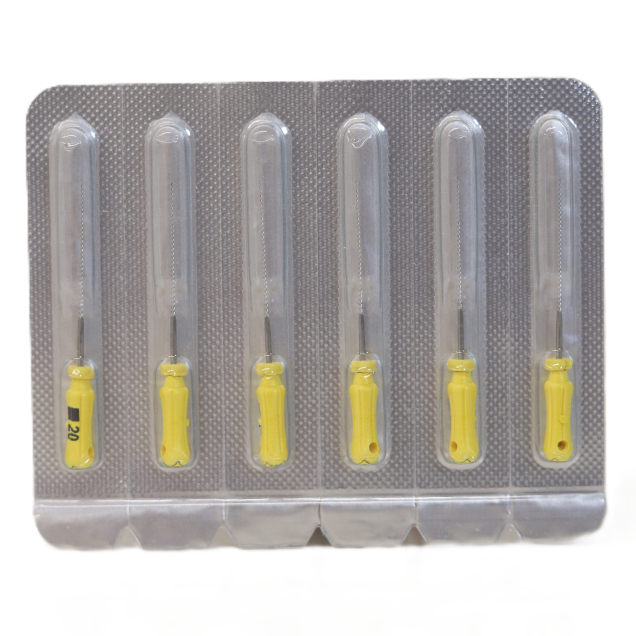 HS Maxima® K-Files 25mm , 020 sárga, 6db