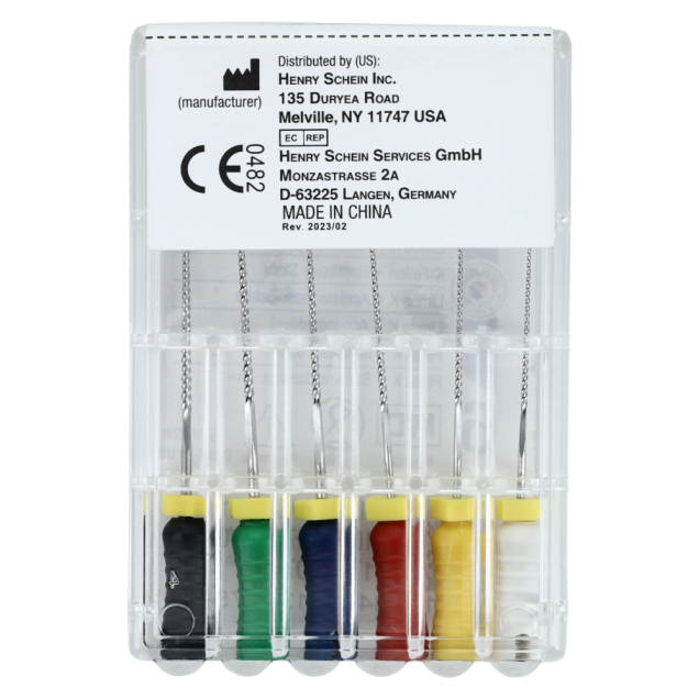 HS-Endoflex K-Files 25 mm,  015 - 040, 6db