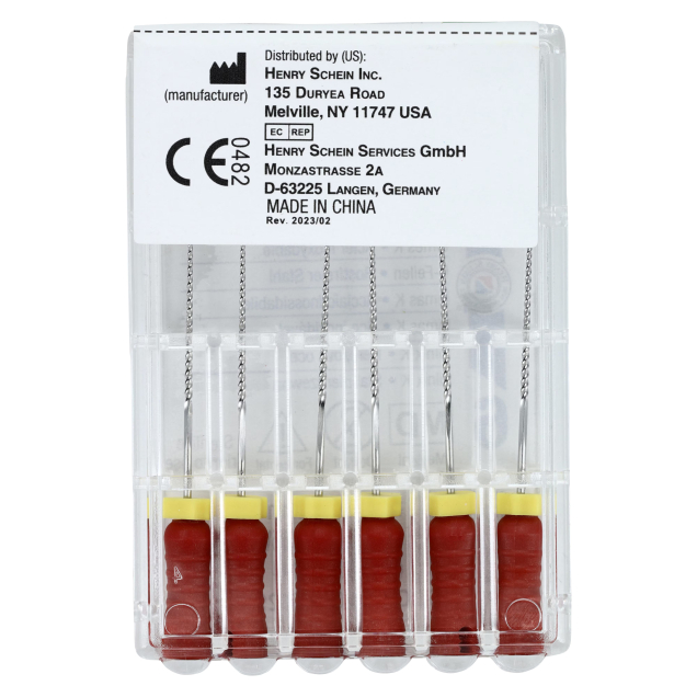 HS-Endoflex K-Files 25 mm,  025, piros, 6db