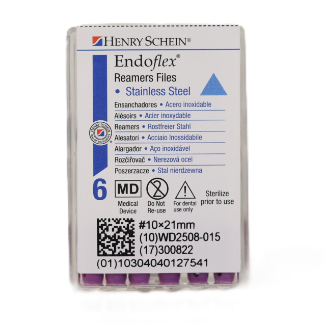 HS-Endoflex Reamer 21 mm,  010, lila, 6db