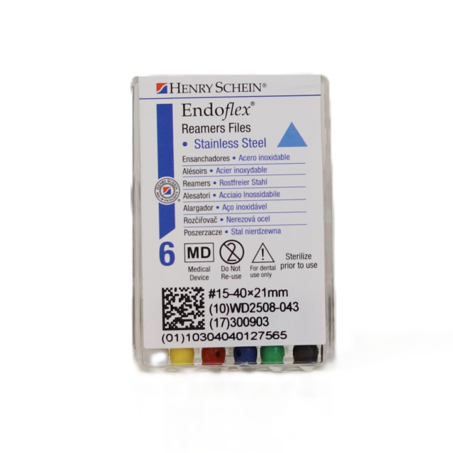 HS-Endoflex Reamer 21 mm,  015 - 040, 6db