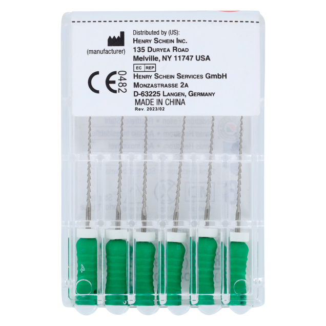 HS-Endoflex Hedstrom 21mm, 035, zöld, 6db