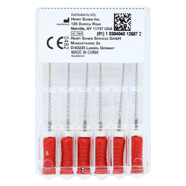 HS-Endoflex Hedstrom 21mm, 055, piros, 6db