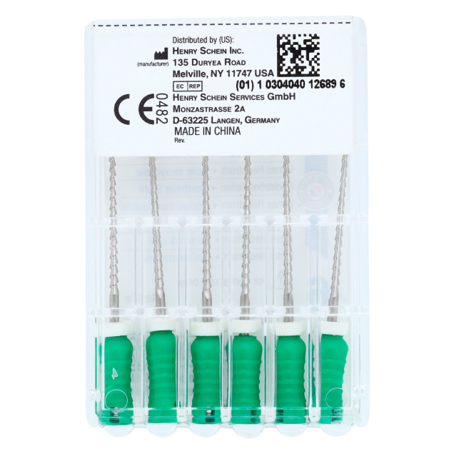 HS-Endoflex Hedstrom 21mm, 070, zöld, 6db