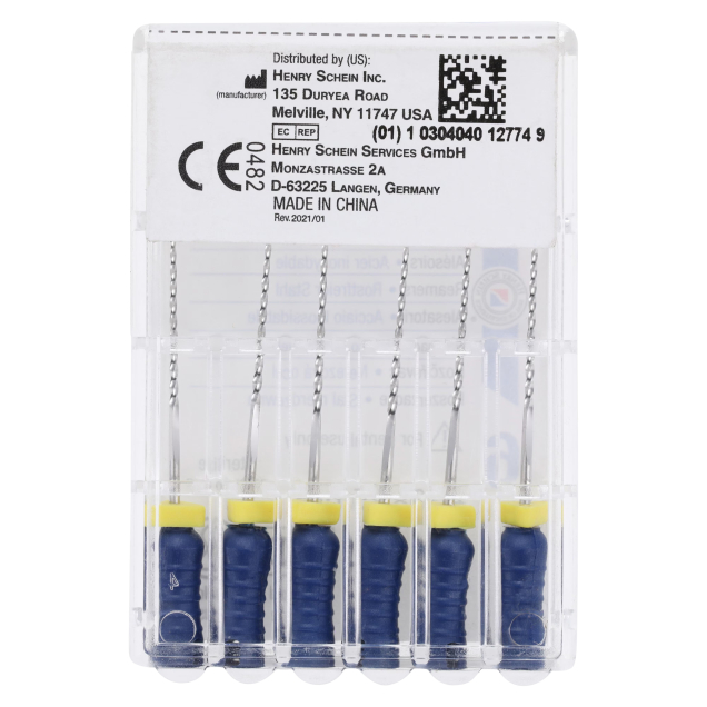 HS-Endoflex Reamer 25 mm,  030, kék, 6db