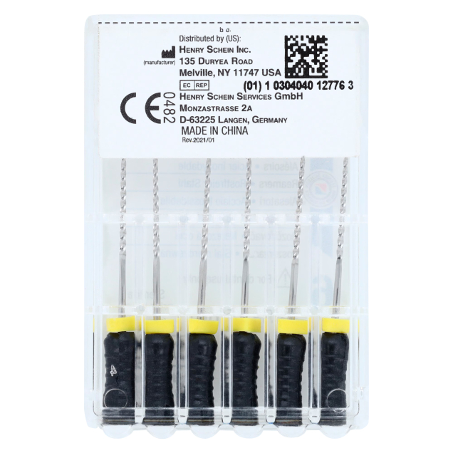 HS-Endoflex Reamer 25 mm,  040, fekete, 6db