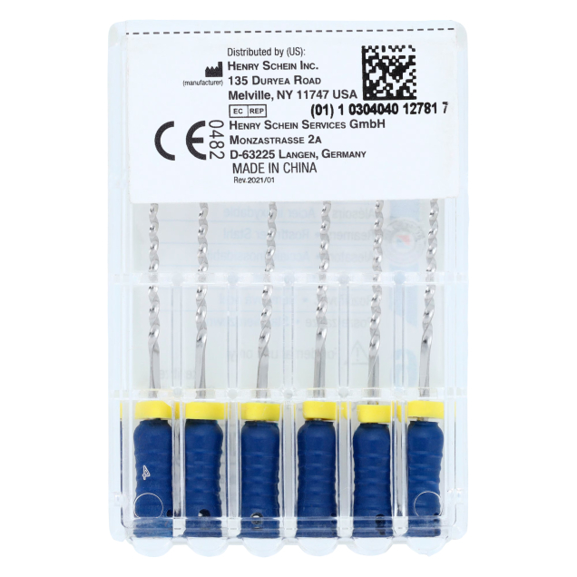 HS-Endoflex Reamer 25 mm,  060, kék, 6db