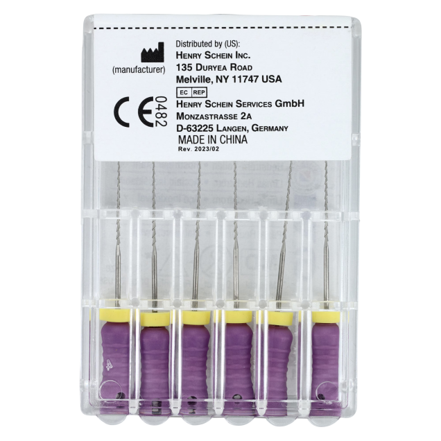 HS-Endoflex Hedstrom 25mm, 010, lila, 6db