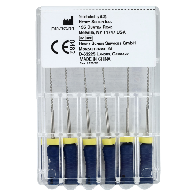 HS-Endoflex Hedstrom 25mm, 030, kék, 6db