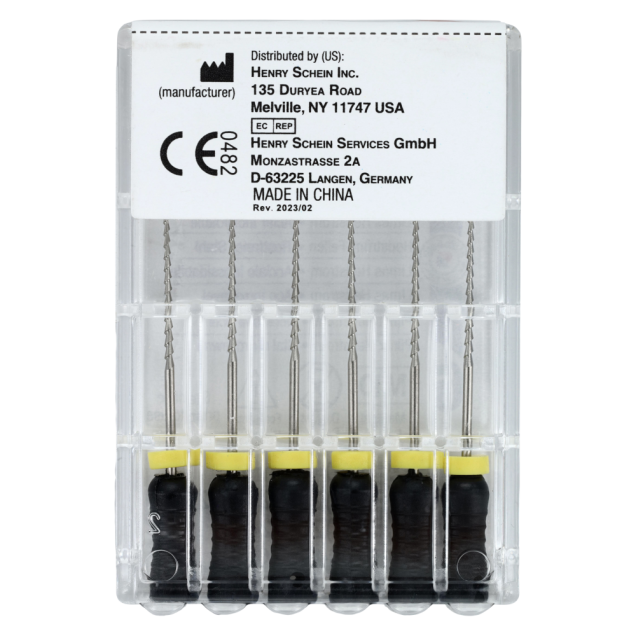 HS-Endoflex Hedstrom 25mm, 040, fekete, 6db