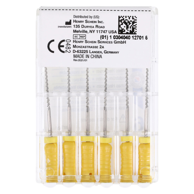 HS-Endoflex Hedstrom 25mm, 050, sárga, 6db