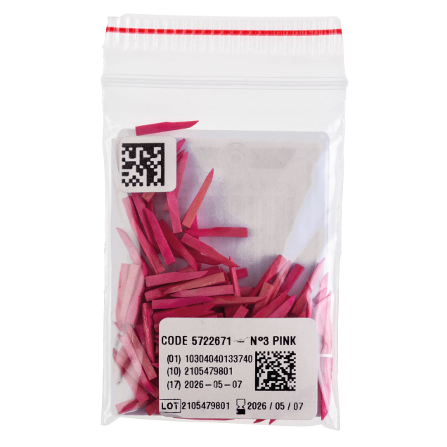 Interdentalis faék, 3-as méret, 100db, pink