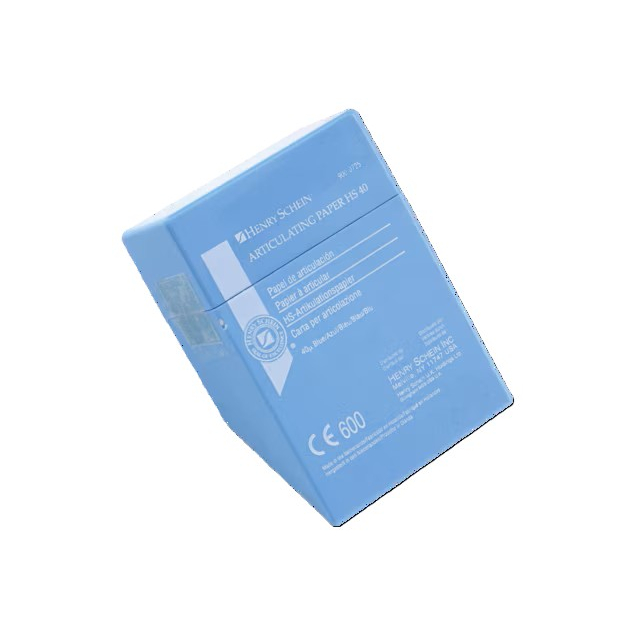 Artikulációs papír, 40 μ, kék, 600 lap, műanyag dobozban