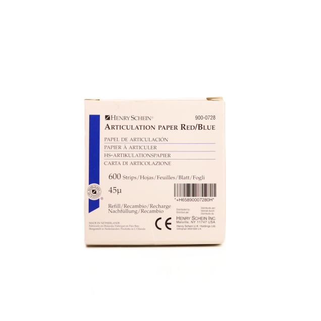 Artikulációs papír, 45 μ, piros-kék, 600 lap, műanyag dobozban