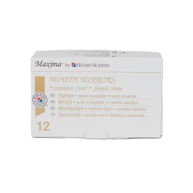 Maxima® rhodiumos tükörszem, sík, 5-ös, 12db