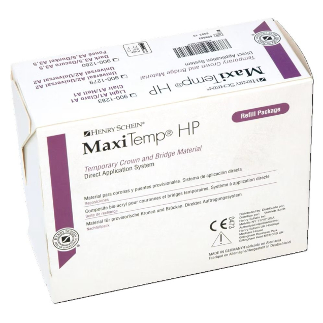 MaxiTemp® HP id. korona- és hídanyag 4:1, 2x50ml, A3,5