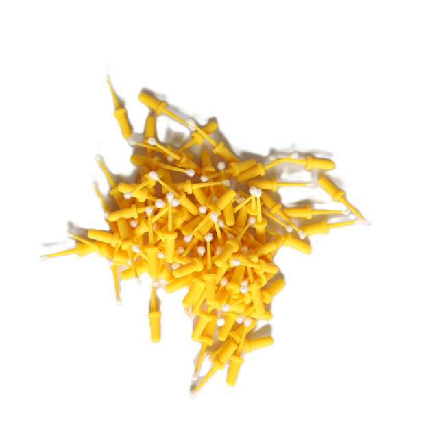 Mini applikátor, 100db, sárga