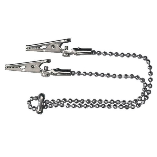 Krómozott nyálkendő csipesz