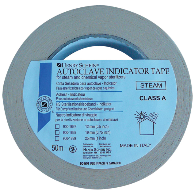 Autokláv indikátor szalag, 12mmx50m