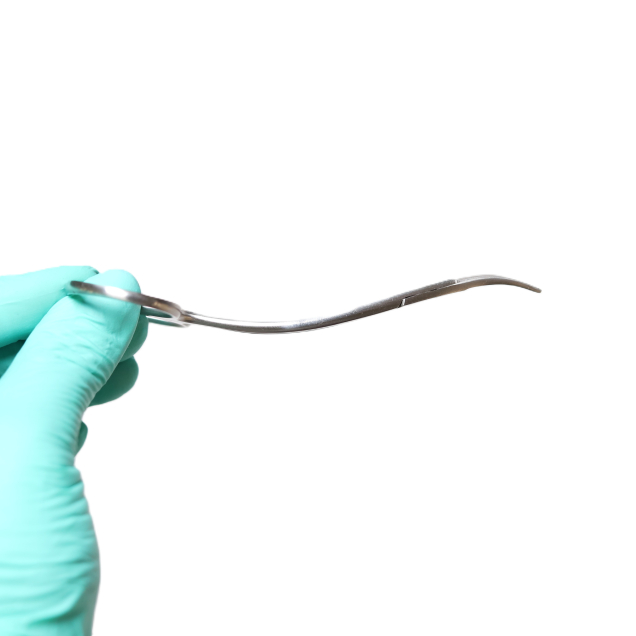 La Grange íny olló, 11.5 cm, hajlított