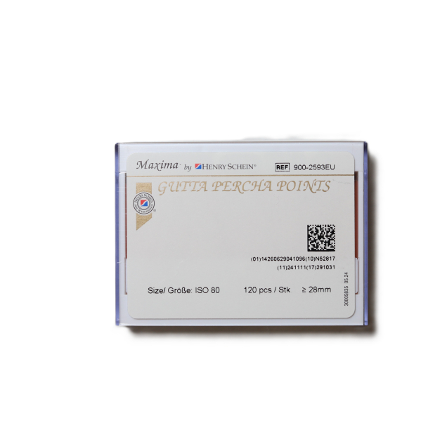 HS Maxima® Guttapercha Poén, 120db, 080 fekete