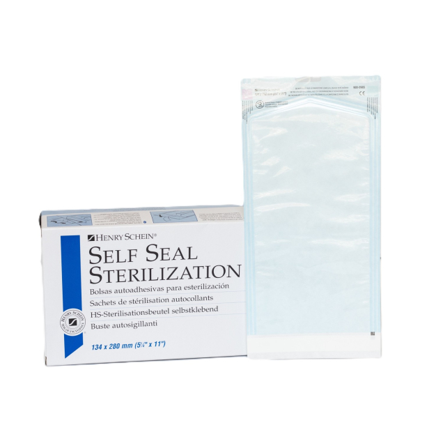 Önzáró sterilizáló tasak, 134 x 280 mm, 200db