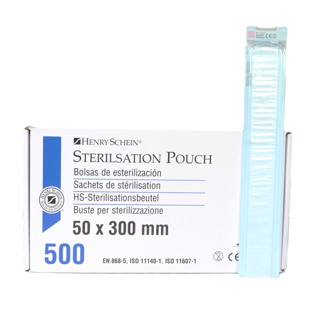 Sterilizáló tasak, 50 x 300 mm, 500db