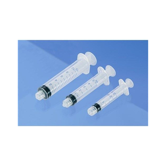 Eldobható fecskendő Luer Lock-csatlakozással, 100db, 10ml