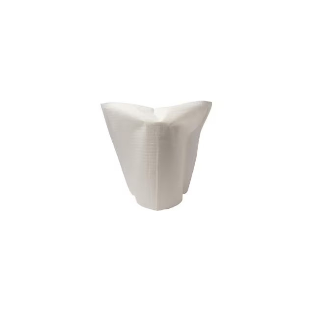 Fejtámla védő, papír-nejlon, fehér, 500db, 25x25cm