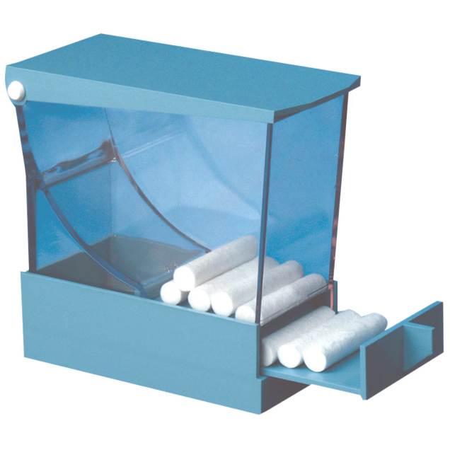 Vattatekercs adagoló fiókkal, kék