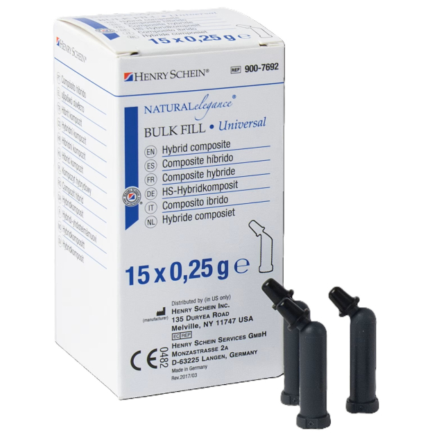 Maxima® Bulk Fill Hybrid Composite, unevrzál szín, 15x0,25g