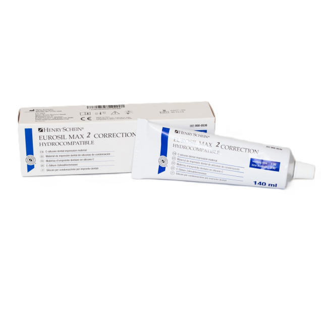 Eurosil Max 2 korrekciós anyag, 140ml, kék