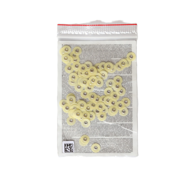 Standard Fi/Po korong, Ø 9,5 mm, sárga, finom, 85 db