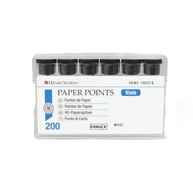 HS Papirpoén fiolában, 200db, 080 fekete