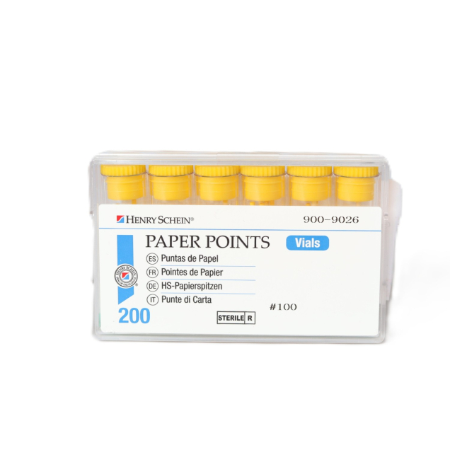 HS Papirpoén fiolában, 200db, 100 sárga