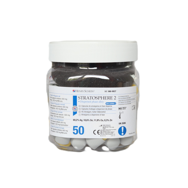 Amalgám kapszula, 2-es, 653-mg Hg, 50db