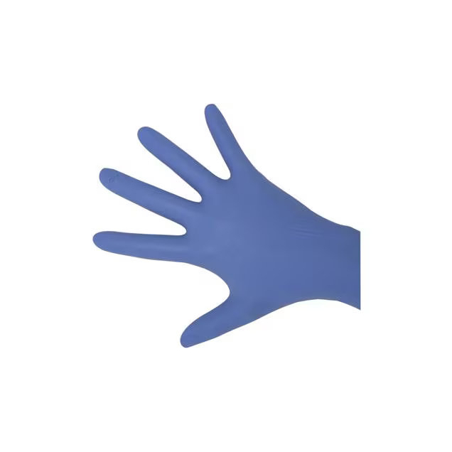 Színes nitril kesztyű, 100db, kék, S