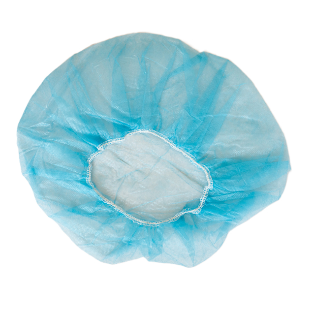 Hajvédő sapka, 100db, kék, 61cm