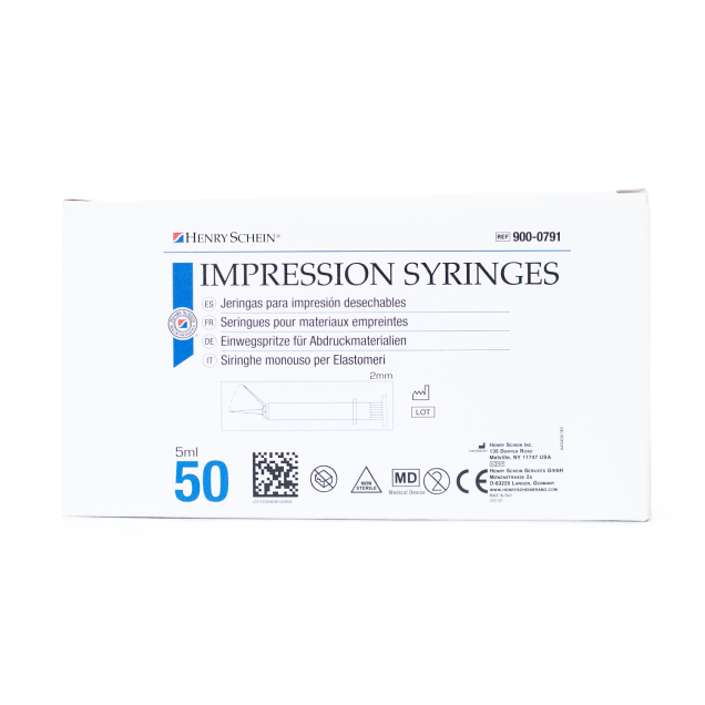 Rugalmas, eldobható lenyomatfecskendők