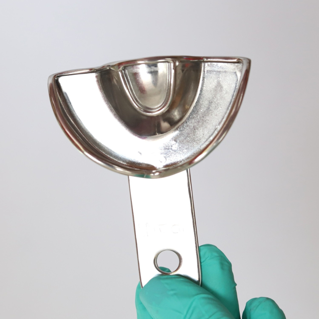 Fém, peremes, sima parciális kanál, alsó, Anterior, 132