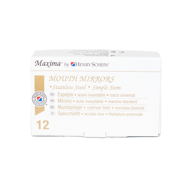 Maxima® rhodiumos tükörszem, sík, 4-es, 12db