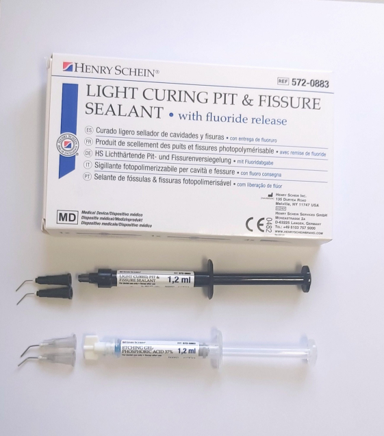 Fényre kötő barázdazáró, 1,2ml