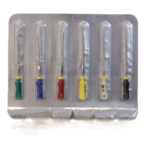 HS Maxima® K-Files 25mm , 040 – 070 sorozat, 6db