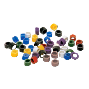 Műszer jelölő gyűrű, 50db, kicsi, fekete