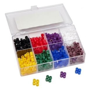 Műszer jelölő gyűrű, 600db, kicsi, vegyes