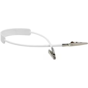 Szilikon nyálkendő csipesz, fehér